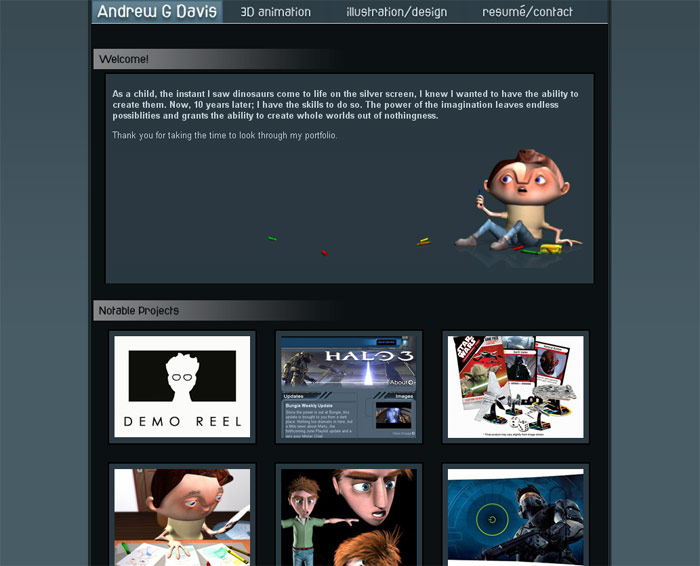 Andrew G Davis: Portfolio